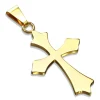 Anhänger Keltenkreuz Gold aus Edelstahl Unisex