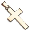 Anhänger Kreuz Rosegold aus Edelstahl Unisex