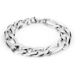 Armband massiv Silber aus Edelstahl Herren