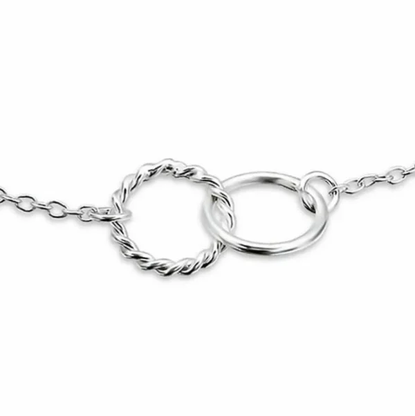 Armband verbunde Kreise Silber aus 925 Silber Damen