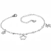 Bettelarmband Blumen, Libelle & Herz Silber aus Edelstahl Damen