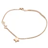 Bettelarmband Lucky Star rosegold aus Edelstahl Damen