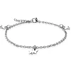 Bettelarmband Schmetterling Silber aus Edelstahl Damen