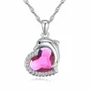 Kette Dolphin Love Silber aus Messing Damen