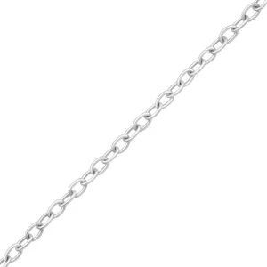 Kette Gliederkette aus 925 Silber Unisex 59 cm