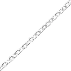 Kette Gliederkette aus 925 Silber Unisex 46 cm