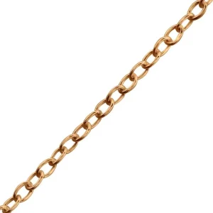 Kette lang Rosegold aus 925 Sterling Silber Damen