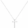 Kette mit Kreuz aus Edelstahl Unisex