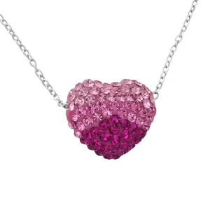 Kette Pink Heart Silber aus 925 Silber