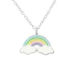 Kette Regenbogen aus 925 Silber Kinder