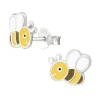 Ohrstecker Bienchen aus 925 Silber Kinder