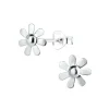 Ohrstecker Blume aus 925 Silber Kinder