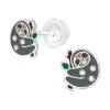 Ohrstecker Faultier aus .925 Silber Kinder