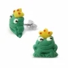 Ohrstecker Froschkönig aus 925 Silber Kinder