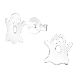 Ohrstecker Geist für Halloween-Fans aus 925 Silber