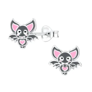 Ohrstecker kleine Fledermaus 925 Silber Kinder