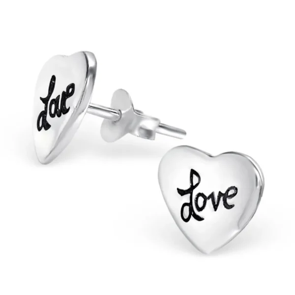 Ohrstecker Love aus 925 Silber Damen