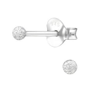 Ohrstecker Mini-Kugel 2mm aus 925 Silber Damen