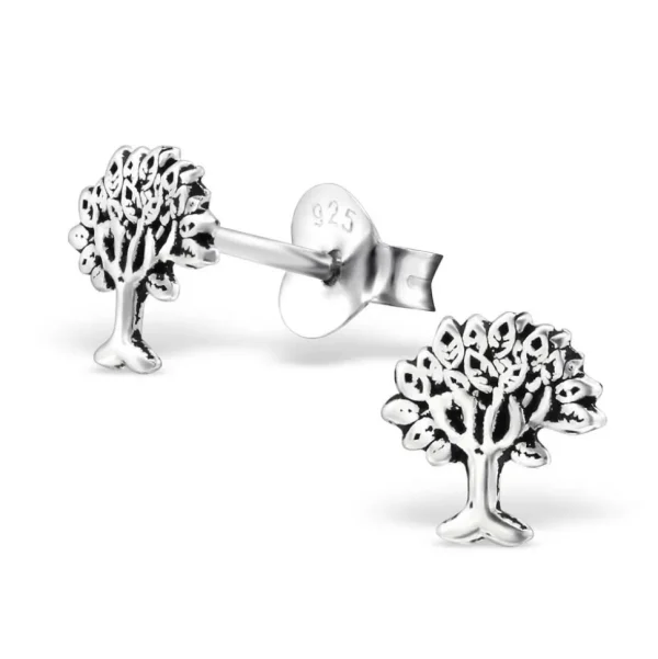 Ohrstecker Tree of Life aus 925 Silber Damen