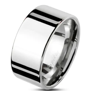 Ring breit silber aus Edelstahl Herren