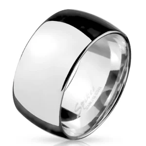 Ring breit Silber aus Edelstahl Herren