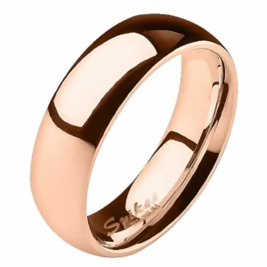 Ring klassisch Rosegold aus Titan Damen