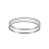 Ring mit doppelter Ringschiene aus 925 Silber Damen